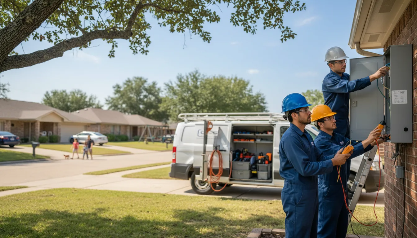 Certified electrician providing emergency electrical services in Galena Park, TX